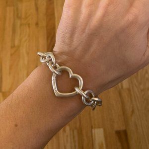 Tiffany & Co Open Heart Clasp Bracelet 925